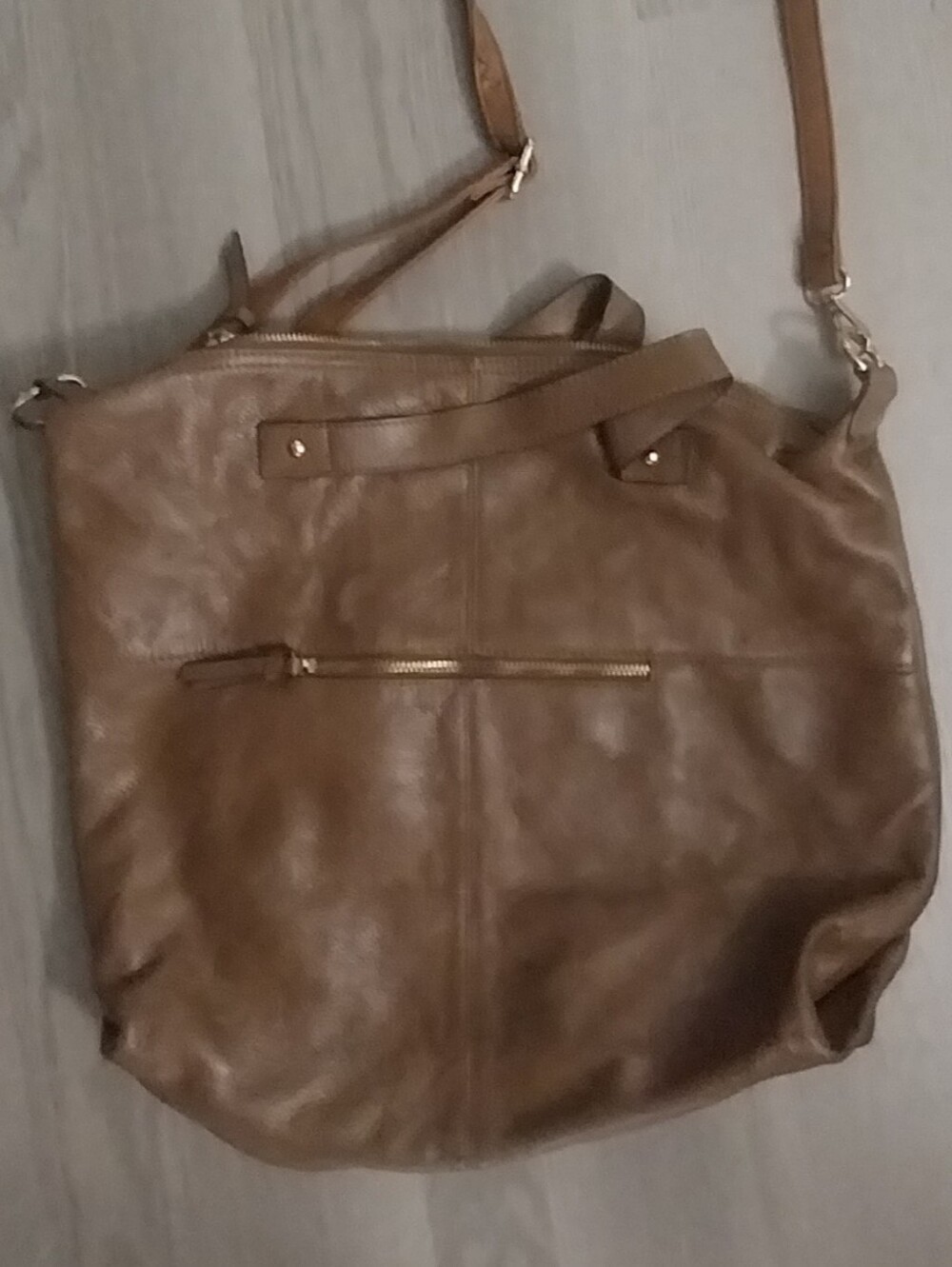 Brown Leather Shoulder Bag - Picture 2 of 2